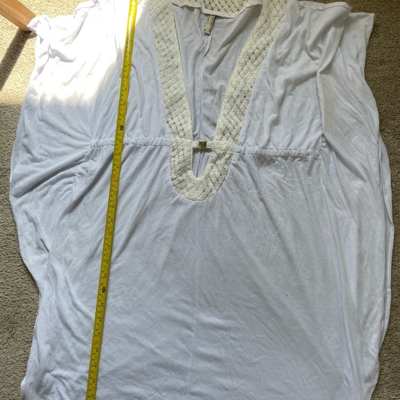 NWT Jones New York Womens Medium Cover Up White Swim - Picture 7 of 7